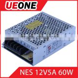 High Efficiency Power 60w Led Switching Power Supply Single Output 12v 5a Monitor Equipment Switching Power Supply