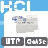 Toolless RJ45 Cat5e UTP 90Degree Modular Keystone Jack thumbnail-5