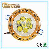 7W 3000k 650lm Ceiling Light Downlight Spotlight Recessed Lighting Fixture Adjustable Gimbal