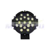 MZ T51W LED Work Light Off Road Light 7 Inch Round 4x4 EPISTAR Black Red JEEP Led Lighting China Factory Outdoor LED Headlights thumbnail-3
