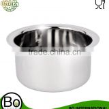Stainless Steel Cookware Tri Ply Flat Bottom Tope