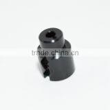High Precision CNC Turning Black Plating Aluminum Aviation Plug Parts thumbnail-1