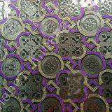 Good Price Ice Acid Glass,ice Flower Decorative Glass, Backlit Background/ Ceiling Art Glass, Ice Acid Etched Glass thumbnail-3