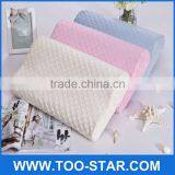 Bamboo Fabric Latex Pillow Memory Foam Massage Pillows Neck Cervical Healthcare Pillows thumbnail-1