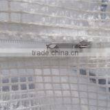 Transparent Clear Mesh Polyethylene Canvas Tarps,durable pe Clear Mesh Tarpaulin for Scaffold Cover thumbnail-4