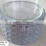 Decorative Cement Fake Stone Candle Holder thumbnail-1