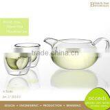 Microwave Handmade Borosilicate Fashioned Glass Teapot Unbreakable thumbnail-3