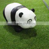 Home Garden Seats Christmas Decorative 30cm Height Small Artificial White and Black Fiberglass Chinese Flat Panda E10 28X07 thumbnail-4