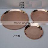 Metal Round Plates Bowl in Mirror Polish thumbnail-1