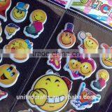 EMOJI SMILEY FACE Childrens Puffy PVC Stickers 12 Packs 3 Different 4 Of Each thumbnail-4