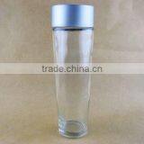 Clear Glass Water Bottle With Lid / Glassware thumbnail-1