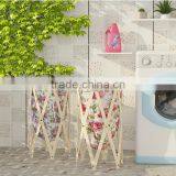 Laundry Basket Folding Laundry Basket Cloth Art Large Dirty Clothes Toy Storage Basket thumbnail-1