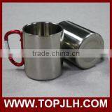 Top Selling Stainless Steel Camping Carabiner Handle Mugs thumbnail-5