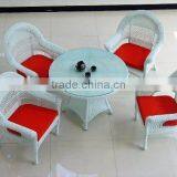 Round Rattan Dining Table And Chairs thumbnail-1