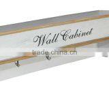 Heze Vintage Rustic Furniture Wood With Willow Basket thumbnail-4