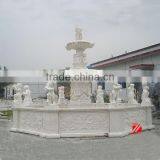 Garden Stone Fountain With Baby Statue thumbnail-1