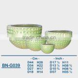GLAZED CERAMIC OUTDOOR POT BN-G039 thumbnail-1