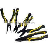 6", 7", 8" Black Combination Pliers Cutting Plier Lineman's Plier Diagonal Cutting Nippers Long Nose Plier thumbnail-1