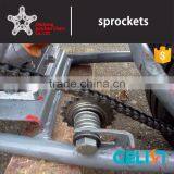 OEM Customized Hardened Teeth High Speed Roller Chain Ball Bearing Idler Sprocket thumbnail-6