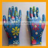 EN388 4121 Polyester and Spandex Coated Smooth Nitrile Gloves thumbnail-1