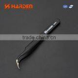 Professional Bent Nose Anti-Static Stainless Steel Tweezer