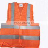 Orange Road Maintenance Worker Reflective Safety Vest thumbnail-2