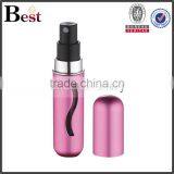 2017 Hot New Products Cosmetic 10ml Small Porket Glass Perfume Bottle Luxury Golden Aluminum Cover Square Spray Bottle Perfume thumbnail-6