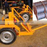 New Fiber Cable Trailer Made in CHINA/ Steel Strand Trailer/ Steel Reel Trailer thumbnail-2