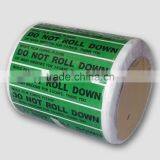 CN043G Green Color Do Not Roll Down Stikcer thumbnail-2