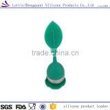 2016 Hot Selling Fashion Eco-friendly Non-toxic Heat-resisting Leaf Shape Silicone Tea Infuser,custom Silicone Tea Infuser. thumbnail-3