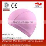 PU Stripes Water Quality Lycra Polyester Sport Swimming Caps thumbnail-5