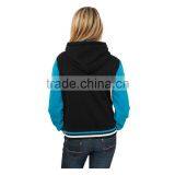 Ladies Hooded College Jacket thumbnail-3
