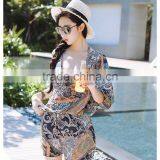 Three Pieces Bikini Sets Bohemia School Girls Beach Wear thumbnail-4