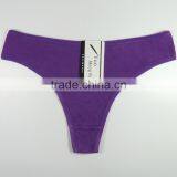 Sexy Hot Teen Underwear Solid Colors T-back Soft Cotton Thongs thumbnail-3
