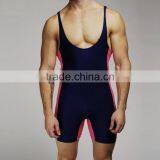 China Factory Cheap Sublimated Custom Wrestling Singlets thumbnail-2