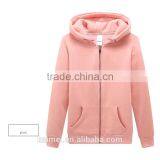 2017 Wholesale Beautiful Design Amazing Quality Eco-friendly Breathable Anti-wrinkle Cute Pure Color Hoodie 100%cotton thumbnail-3