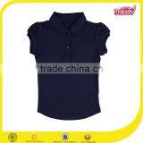 2016 Girls Latest Design Fashion Polo Shirts Golf Dri Fit Polo Shirt thumbnail-1