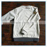 New Design Polyester/Cotton Kids Hoodies Without Hood Thick Fleece Pullover Hoodie Sweatshirt thumbnail-4