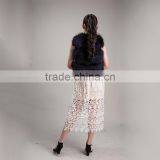 Myfur Lady Design Genuine Fox Fur Waistcoat Sleeveless Arctic Fox Fur Vest thumbnail-4