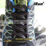 7MM Premium PU Leather Cowskin or Sheepskin Shoelace for Air Sneakers - Black Faux Lambskin Leather Lace W/Gold Plated Tips thumbnail-6