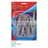 D&D Small Metal Ring Curtain Clips thumbnail-1