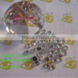 High Quality Acrylic Rhinestone Round Clear thumbnail-1