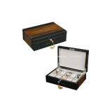 Tiger Burl Wooden Watch Box Case thumbnail-1