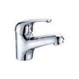One Handle Basin Mixer Faucet , Brass Lavatory Faucets for Hotel Home