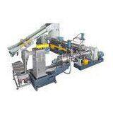 Dual Stage Recycled Plastic Granulation Machine for Waste PP PE PET Film , Durable