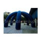Customized blue Inflatable Advertising Party Tent giant , outdoor event tent