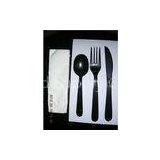 Napkin Kit Disposable Plastic Cutlery White For Eating Fast Food