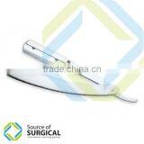 Nice Stainless Steel Barber Straight | Duarable White Steel Handle High Quality Razor B-SR-15