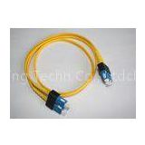 APC PC fiber optic jumpers / Patch Cord SM DX for Data Processing Networks