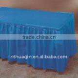 Polyester Table Skirting Table Skirts Cover Table Linen Table Skirts With Top Cover